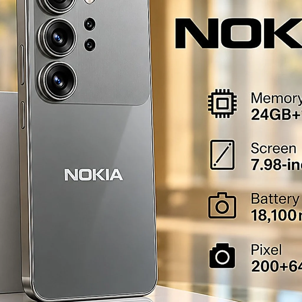Nokia Pioneer Max 2026 Specs: 24GB RAM, 18100mAh Battery!