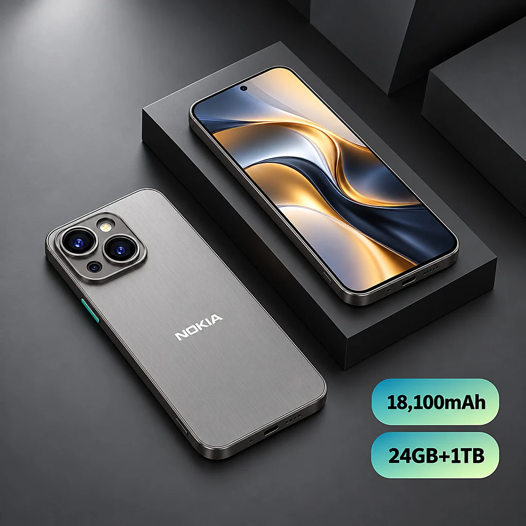 Nokia Raven Max 2026 Specs: 24GB RAM, 18100mAh Battery!