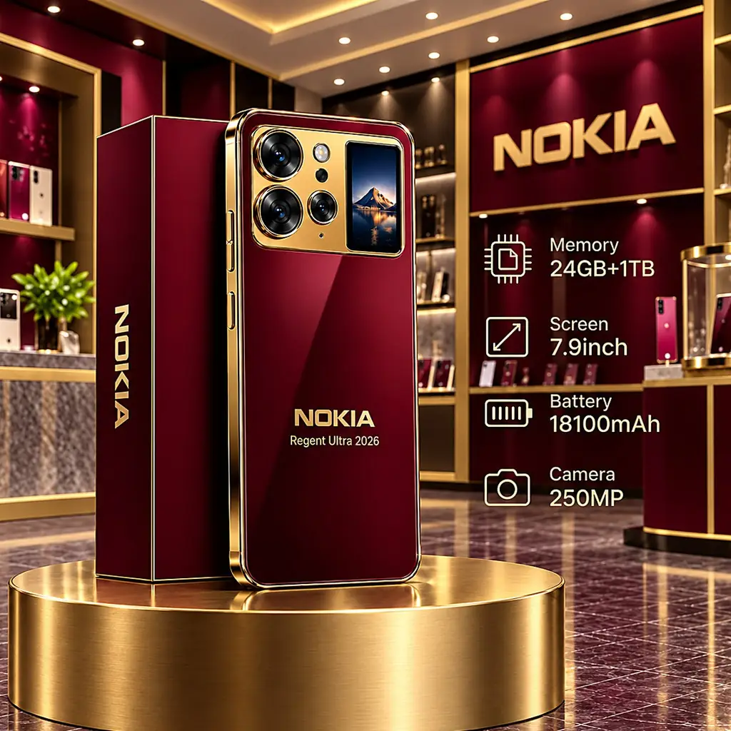 Nokia Regent Ultra 2026 Specs: 24GB RAM, 18100mAh Battery!