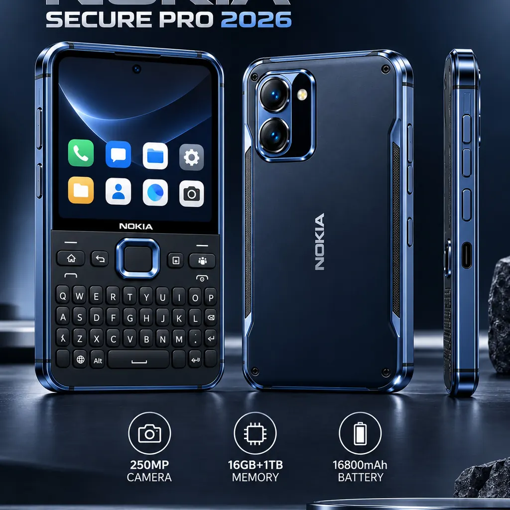 Nokia Secure Pro 2026 Specs: 16GB RAM, 16800mAh Battery!