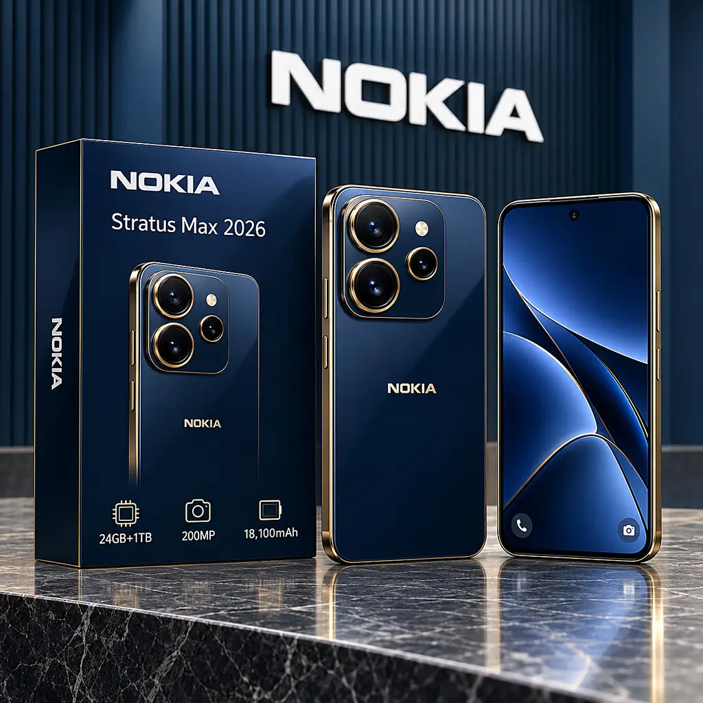 Nokia Stratus Max 2026 Specs: 24GB RAM, 18100mAh Battery!