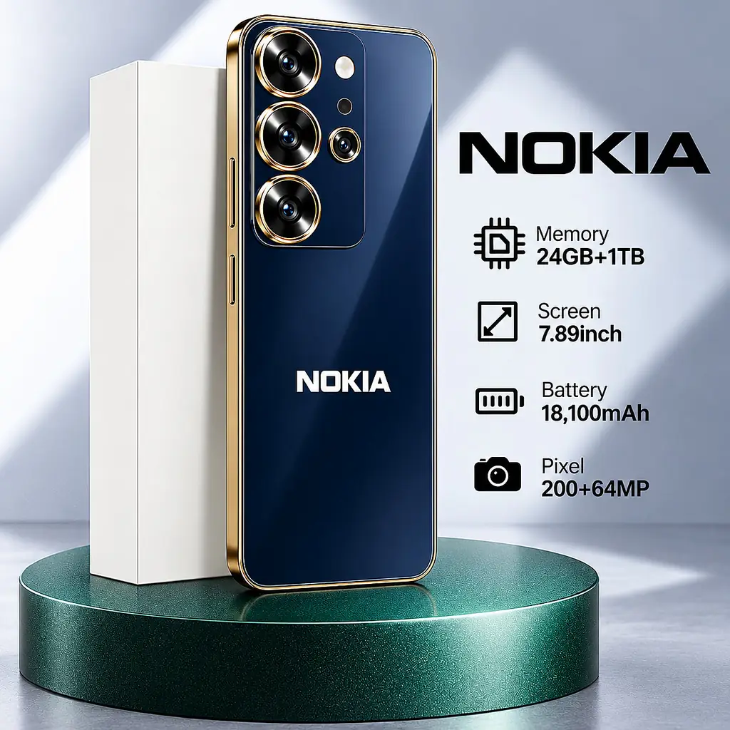 Nokia Summit Max 2026 Specs: 24GB RAM, 18100mAh Battery!