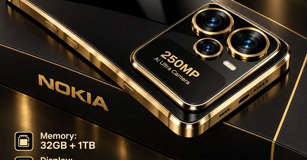 Nokia Thunder Ultra 2026 Specs: 250MP Camera, 32GB RAM, 20500mAh Battery!