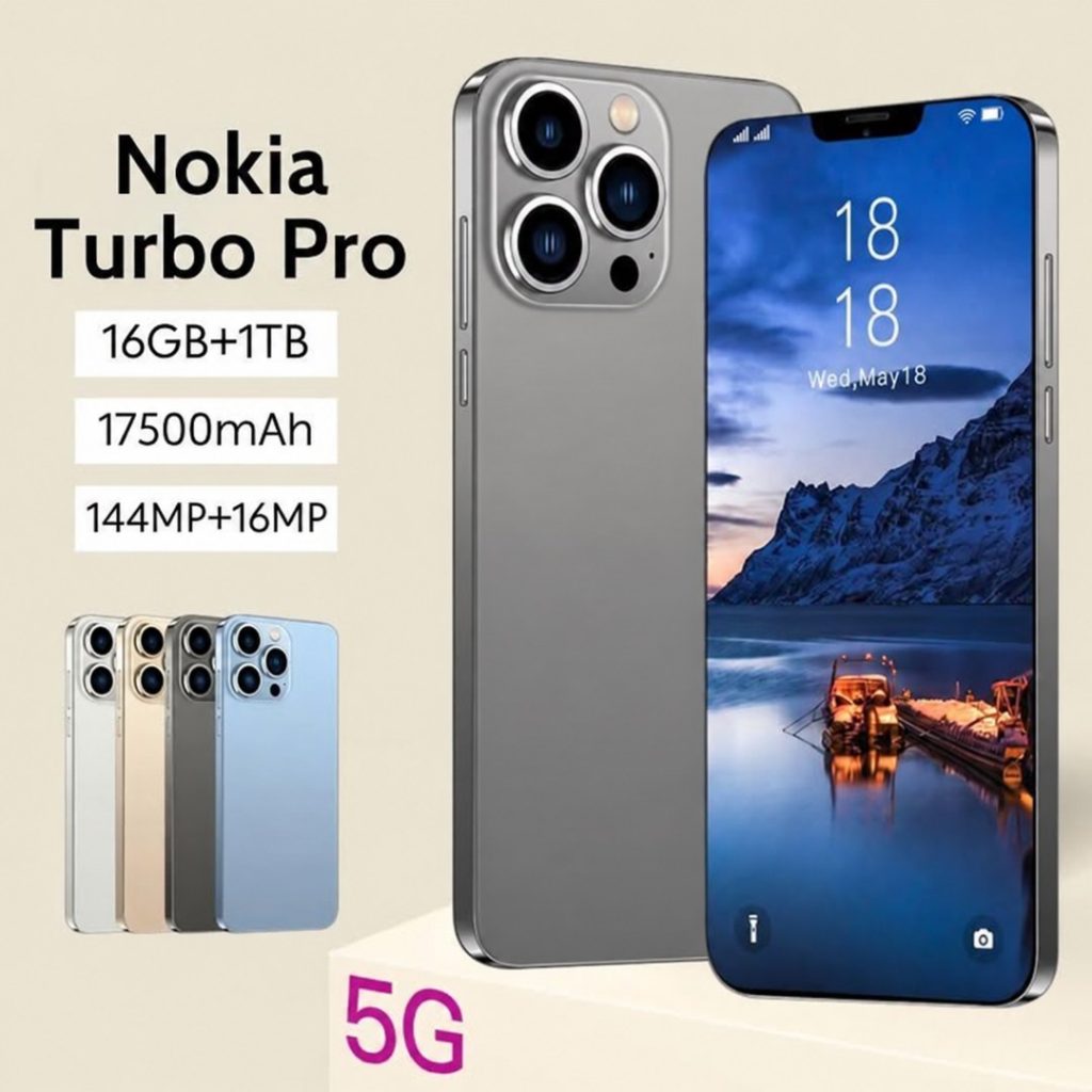 Nokia Turbo Pro 2026 Titanium Specs: 144MP Cameras, 17500mAh Battery!