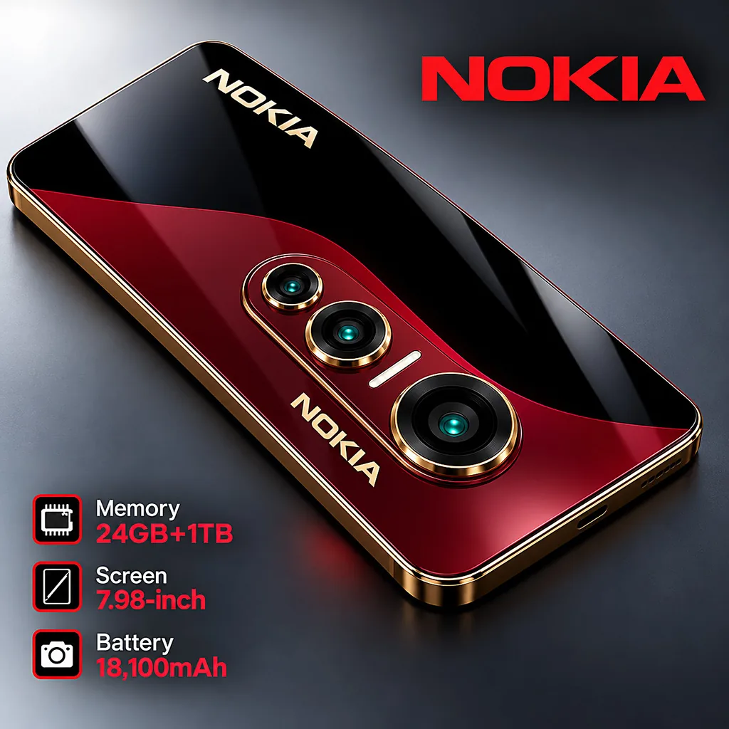 Nokia Wind Tempest Pro 2026 Specs: 24GB RAM, 18100mAh Battery!
