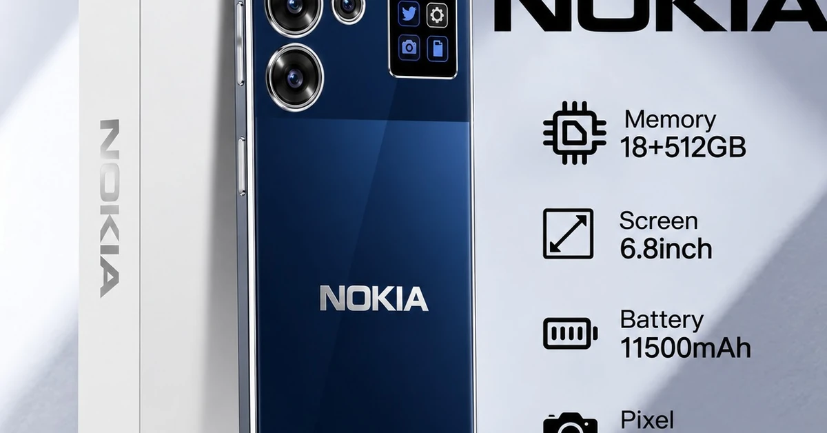 Nokia X200 Edge 2026 Specs: 18GB RAM, 11500mAh Battery!