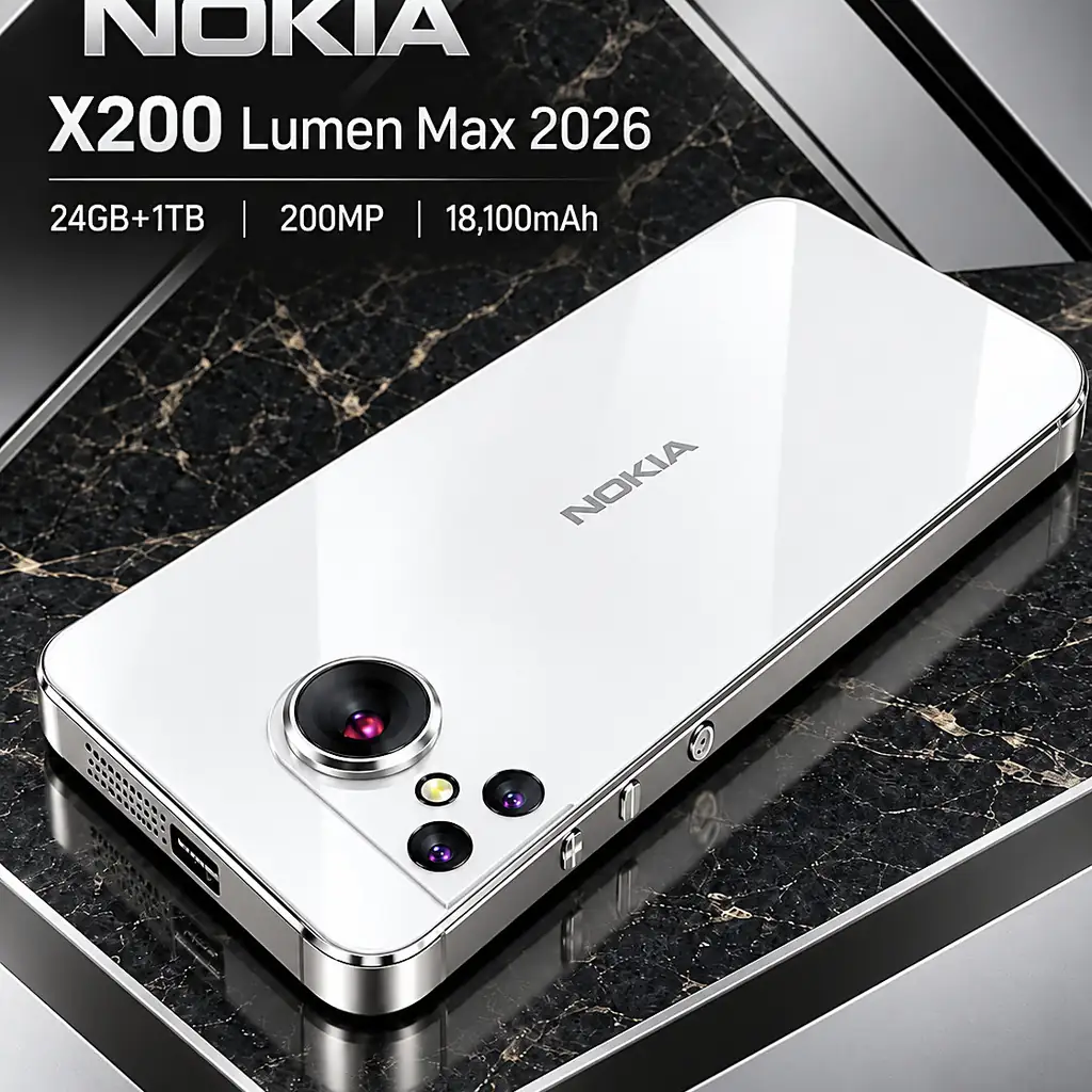 Nokia X200 Lumen Max 2026 Specs: 24GB RAM, 18100mAh Battery!