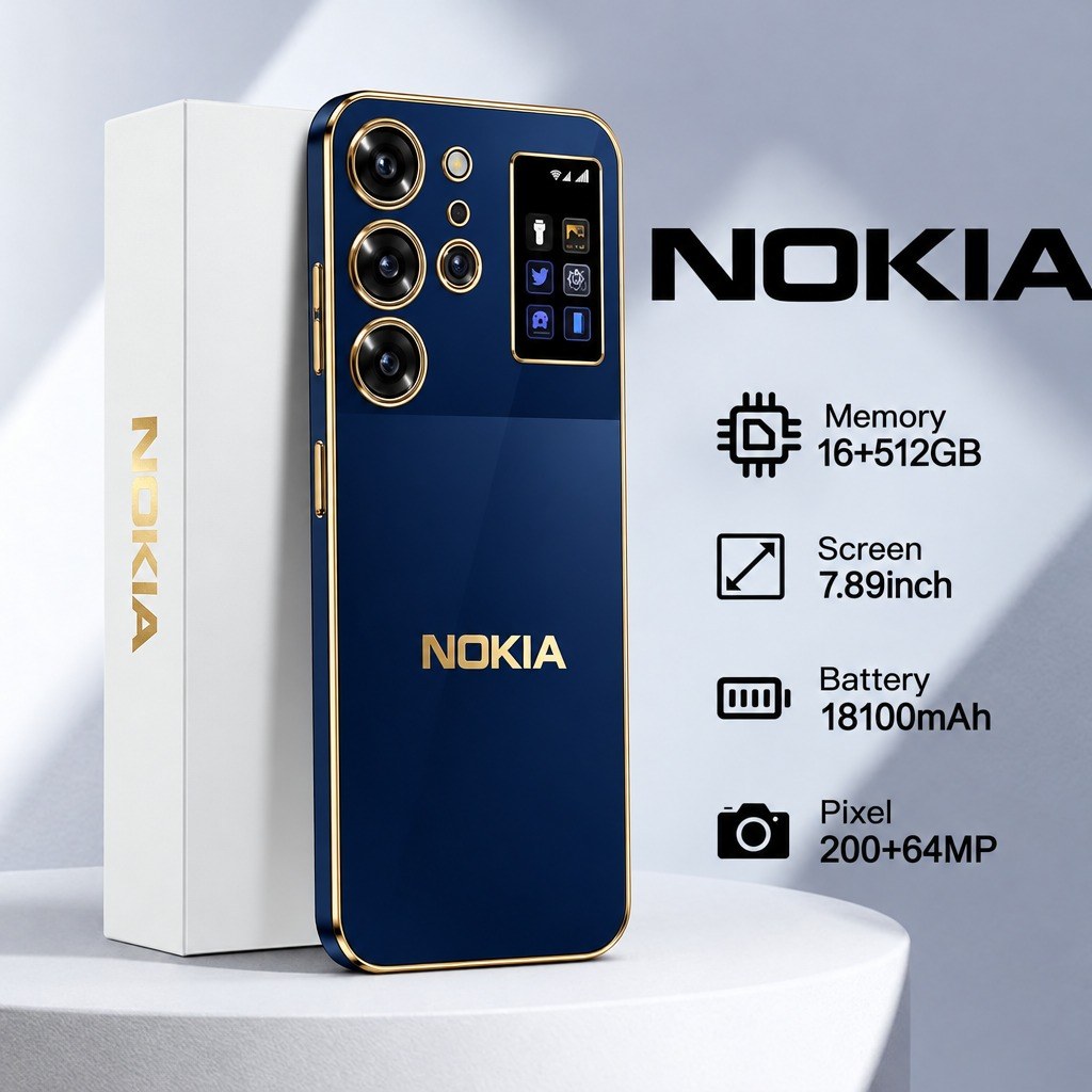 Nokia X200 Ultra Max 2026 Specs: 200MP Cameras, 16GB RAM, 18100mAh Battery!
