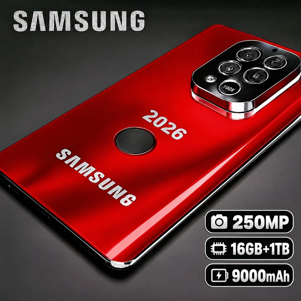 Samsung Galaxy Arson 2026 Specs: 250MP Cameras, 9000mAh Battery!