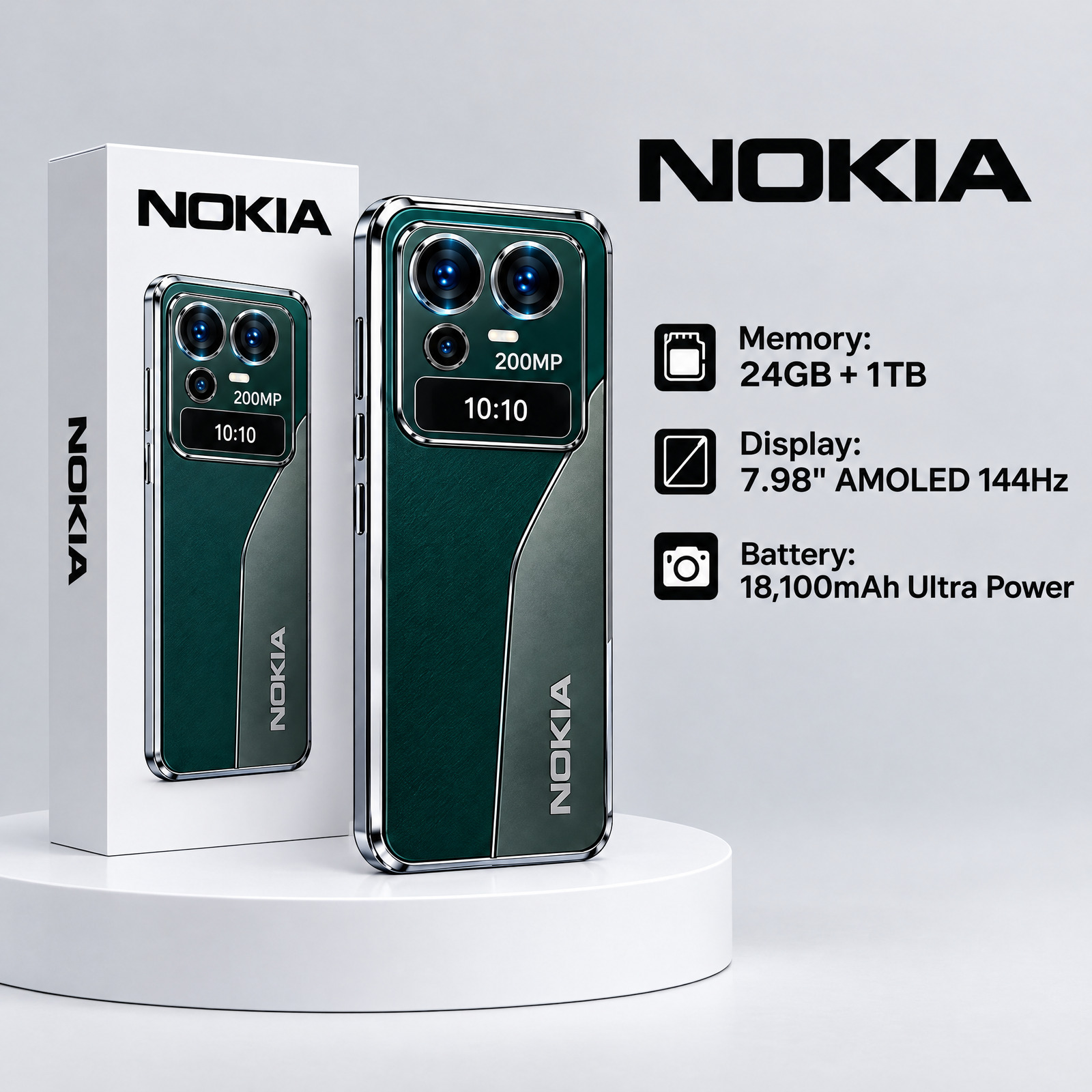 Nokia Thunder Max 2026 front design