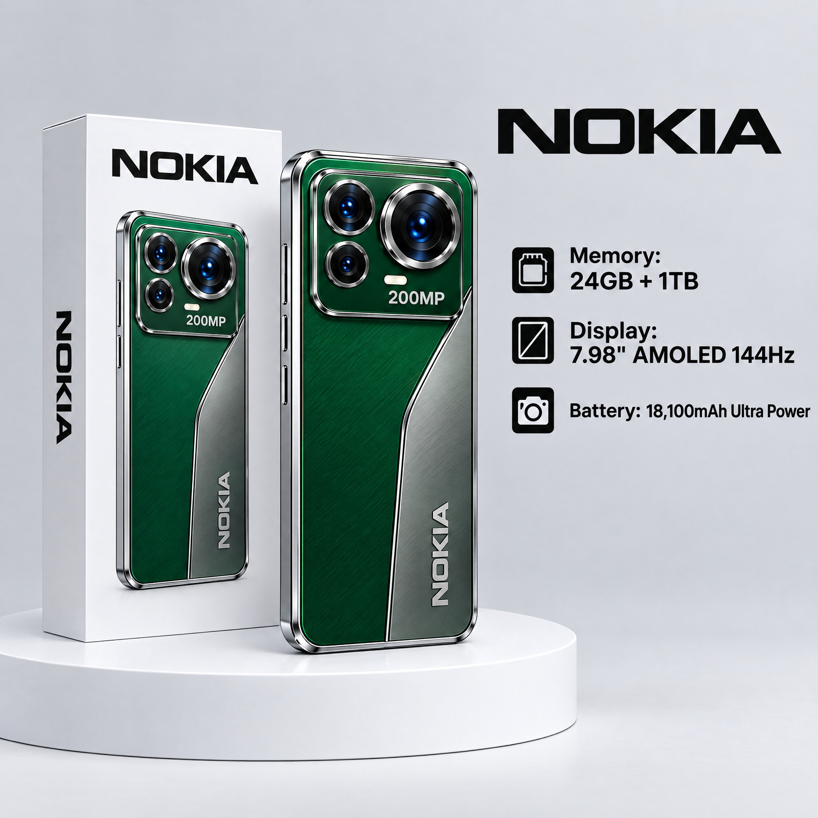 Nokia Thunder Max 2026 front design