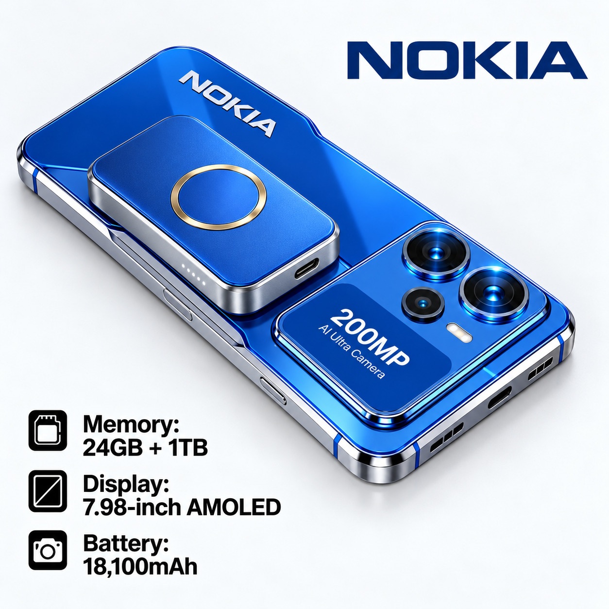 Nokia Thunder Max 2026 front design