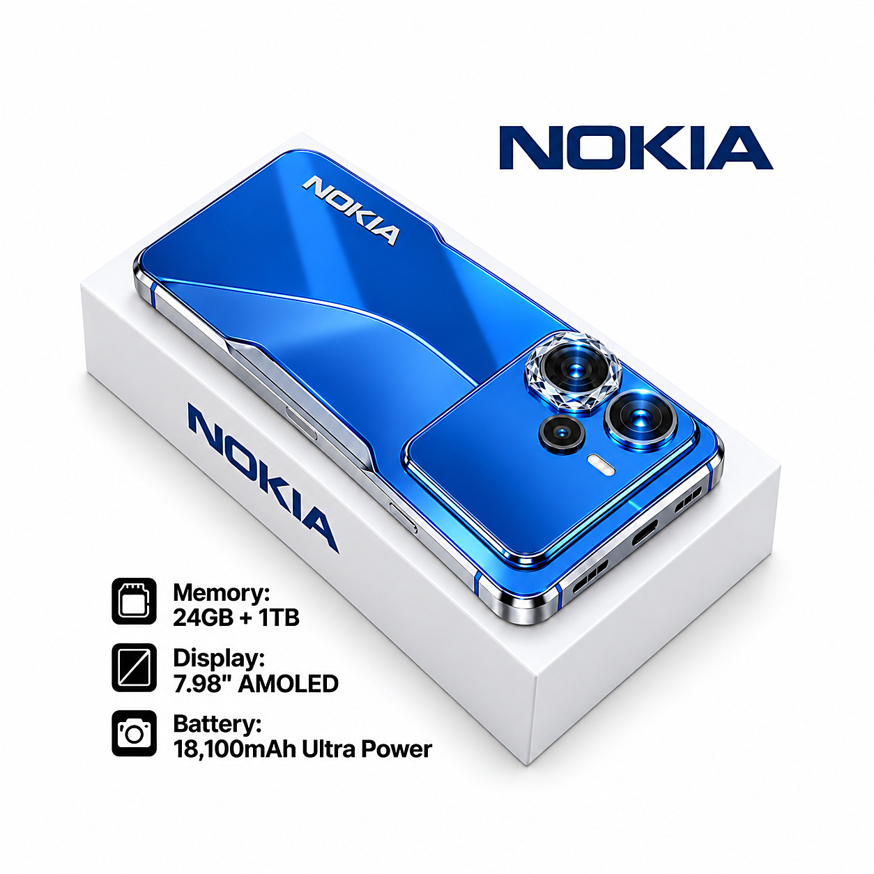 Nokia Thunder Max 2026 front design