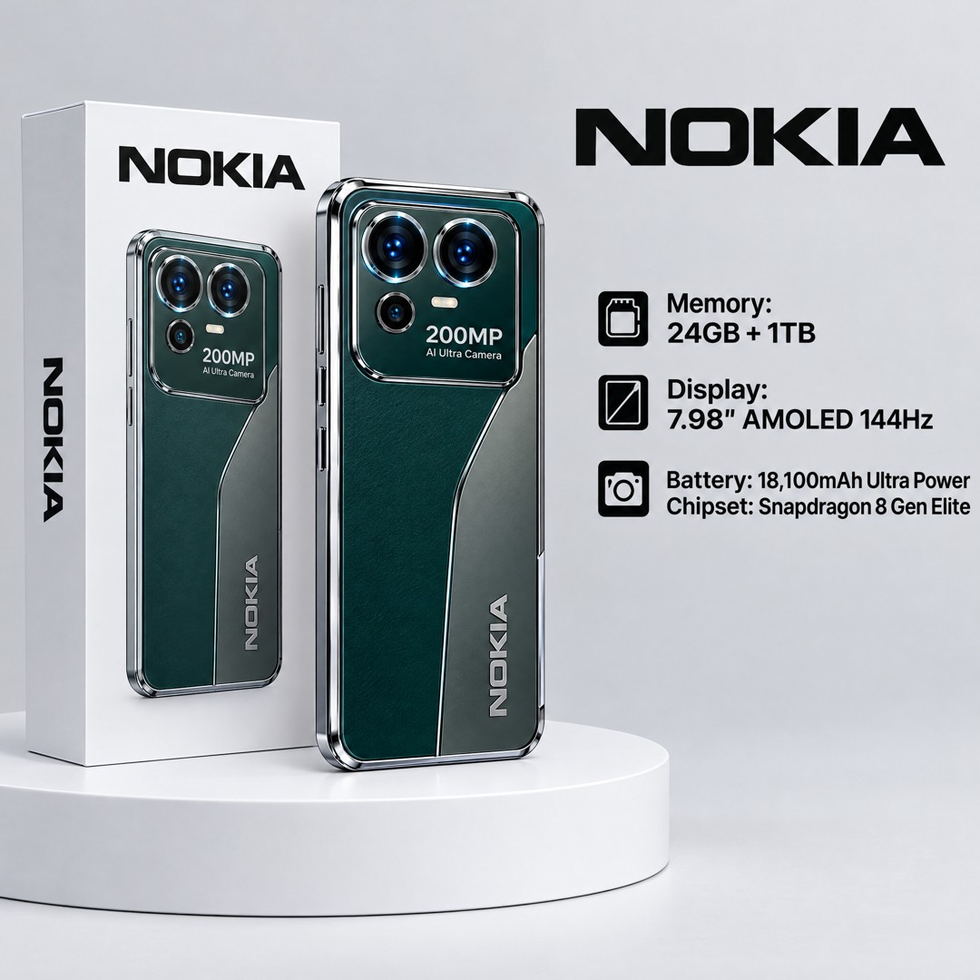 Nokia Thunder Max 2026 का सामने का डिजाइन