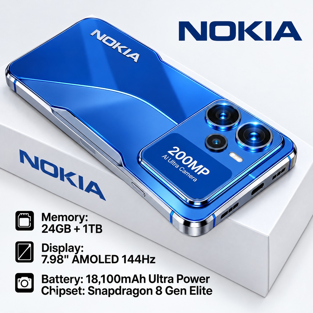 Nokia Thunder Max 2026 का सामने का डिजाइन